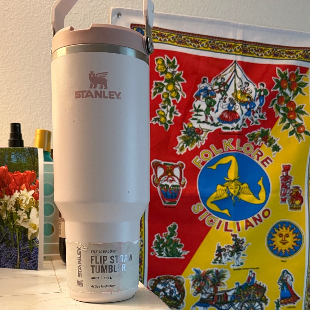 Stanley Pale Pink Flip Straw Tumbler